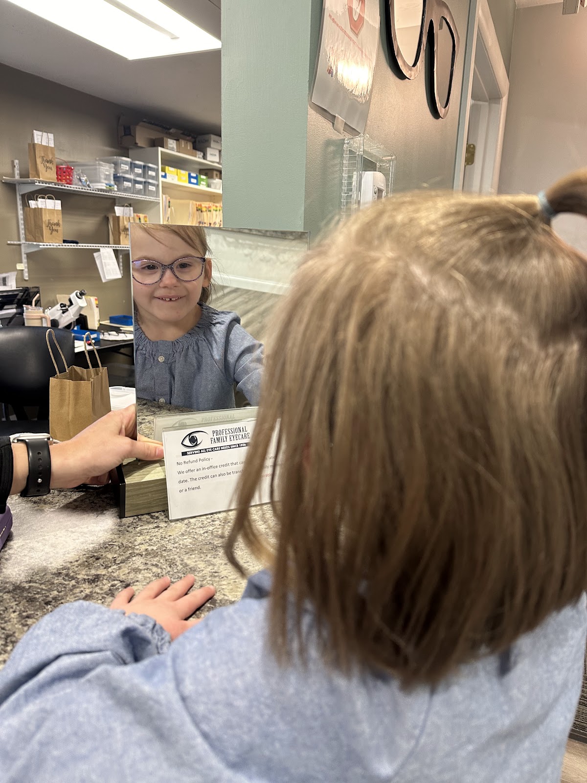 staff and doctor wearing sunglasses at Greenville Professional Family Eyecare